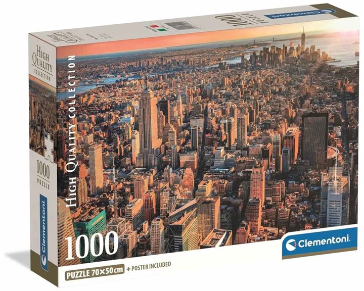 Clementoni Παζλ High Quality Collection Νέα Υόρκη 1000 τμχ - Compact Box