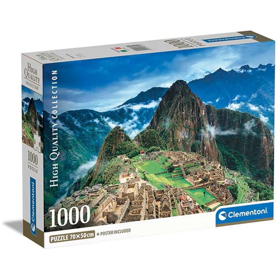 Clementoni Παζλ High Quality Collection Ματσου Πίτσου 1000 τμχ - Compact Box