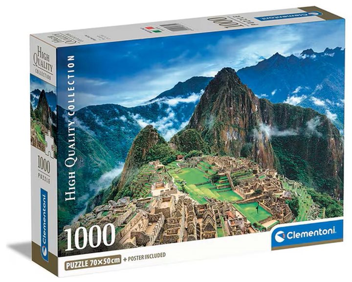 Clementoni Παζλ High Quality Collection Ματσου Πίτσου 1000 τμχ - Compact Box