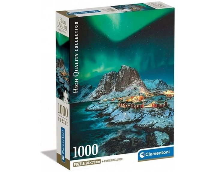 Clementoni Παζλ High Quality Collection Νησιά Lofoten 1000 τμχ - Compact Box