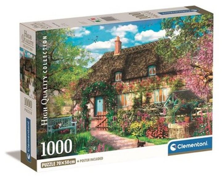 Clementoni Παζλ High Quality Collection Το Παλιό Εξοχικό 1000 τμχ - Compact Box