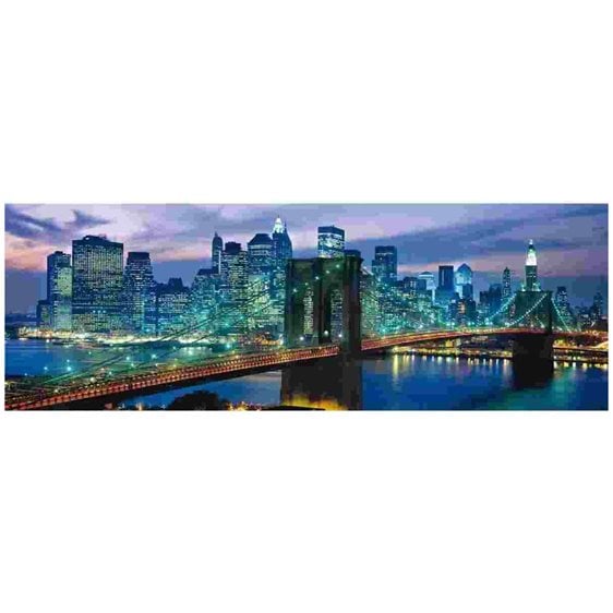 Clementoni Παζλ Panorama High Quality Collection Νέα Υόρκη Γέφυρα Brooklyn 1000 τμχ - Compact Box