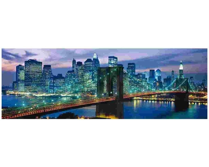 Clementoni Παζλ Panorama High Quality Collection Νέα Υόρκη Γέφυρα Brooklyn 1000 τμχ - Compact Box