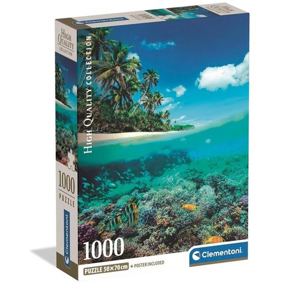 Clementoni Παζλ High Quality Collection Καλοκαιρινός Παράδεισος 1000 τμχ - Compact Box