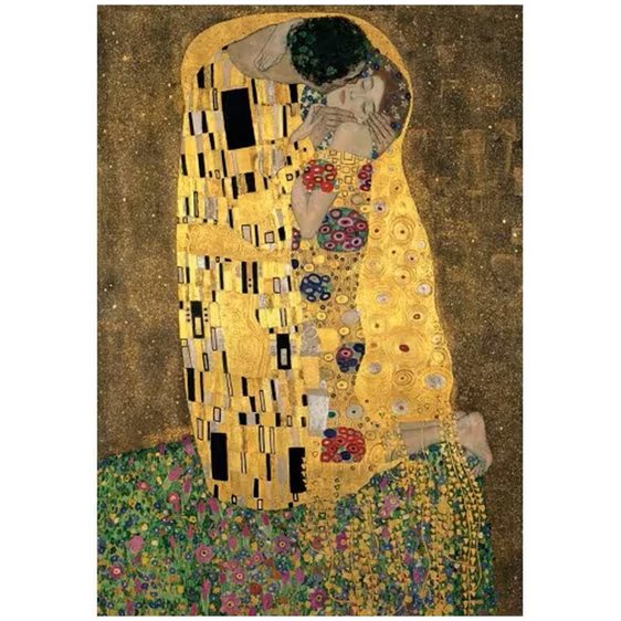 Clementoni Παζλ Museum Collection Klimt: Το Φιλί 1000 τμχ - Compact Box