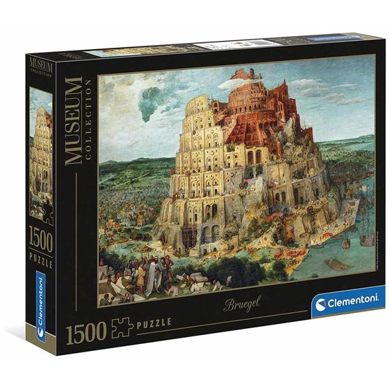 Clementoni Παζλ Museum Collection Bruegel: Ο Πύργος Της Βαβέλ 1500 τμχ