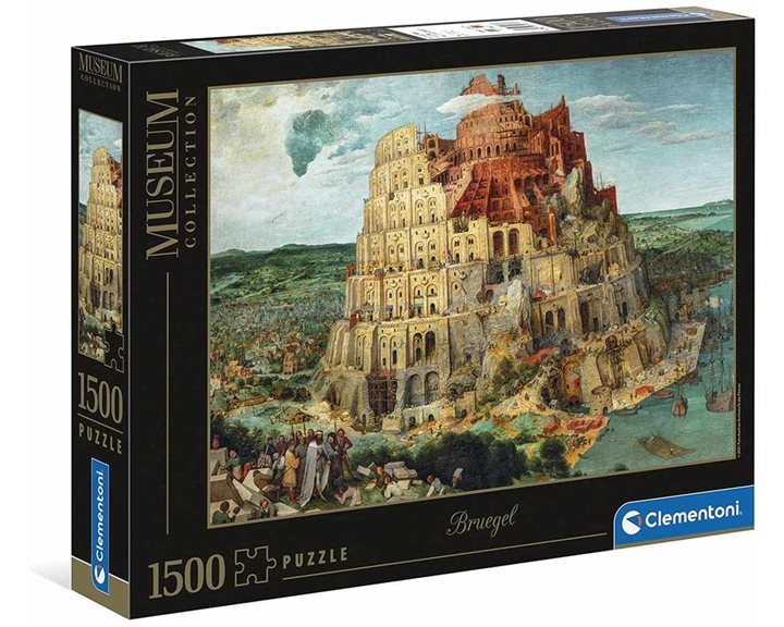 Clementoni Παζλ Museum Collection Bruegel: Ο Πύργος Της Βαβέλ 1500 τμχ