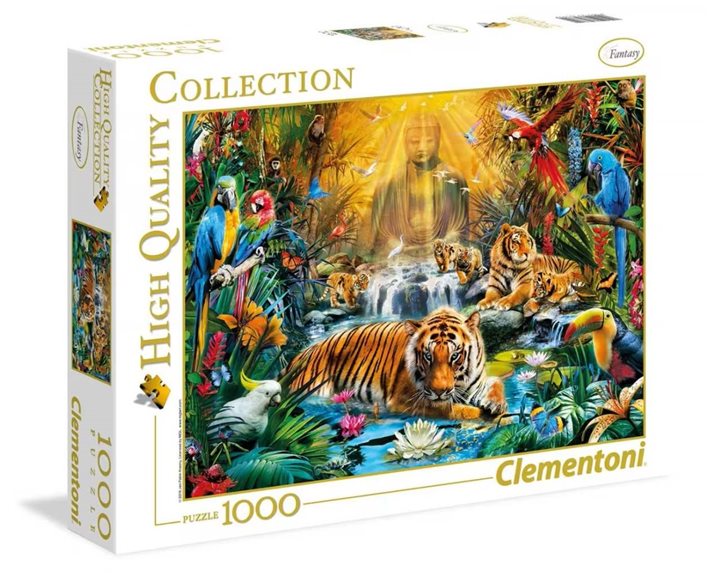 Clementoni Παζλ High Quality Collection Mystic Tigers 1000 τμχ