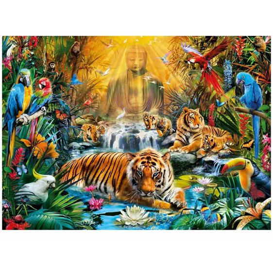 Clementoni Παζλ High Quality Collection Mystic Tigers 1000 τμχ