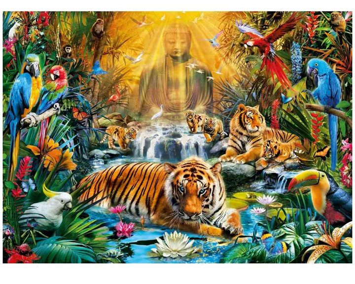 Clementoni Παζλ High Quality Collection Mystic Tigers 1000 τμχ