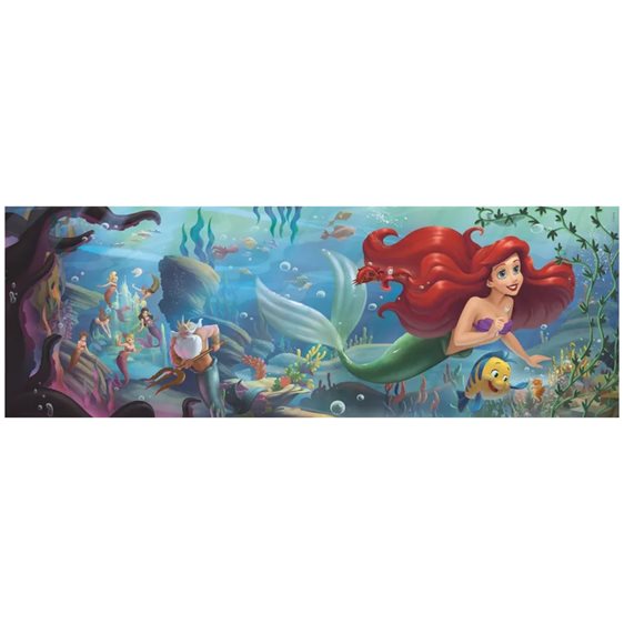 Clementoni Παζλ Panorama High Quality Collection Disney Η Μικρή Γοργόνα 1000 τμχ - Compact Box