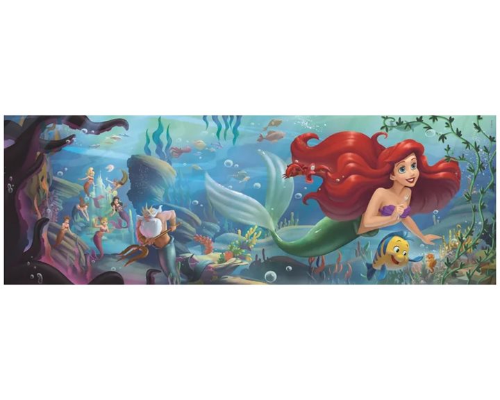 Clementoni Παζλ Panorama High Quality Collection Disney Η Μικρή Γοργόνα 1000 τμχ - Compact Box