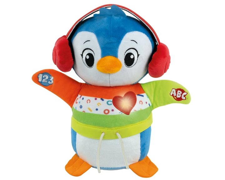 Baby Clementoni Βρεφικό Παιχνίδι Πιγκουίνος Χορευτούλης Για 12+ Μηνών