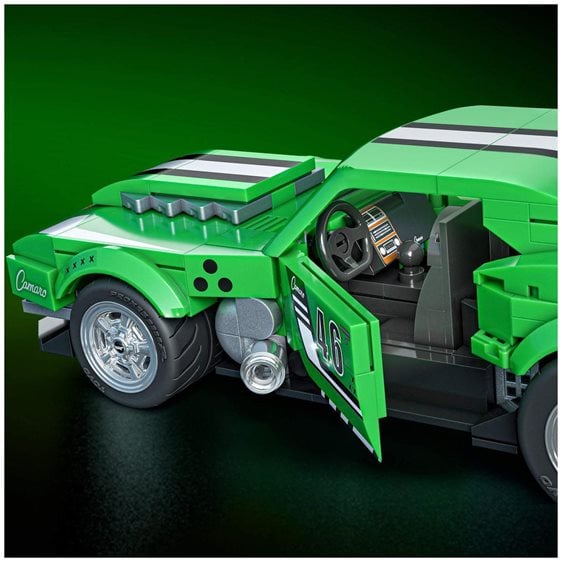 Mattel Mattel Brick Shop Hot Wheels Custom ’68 Camaro Building Toy Kit (289 Pieces), For Collectors JFT16