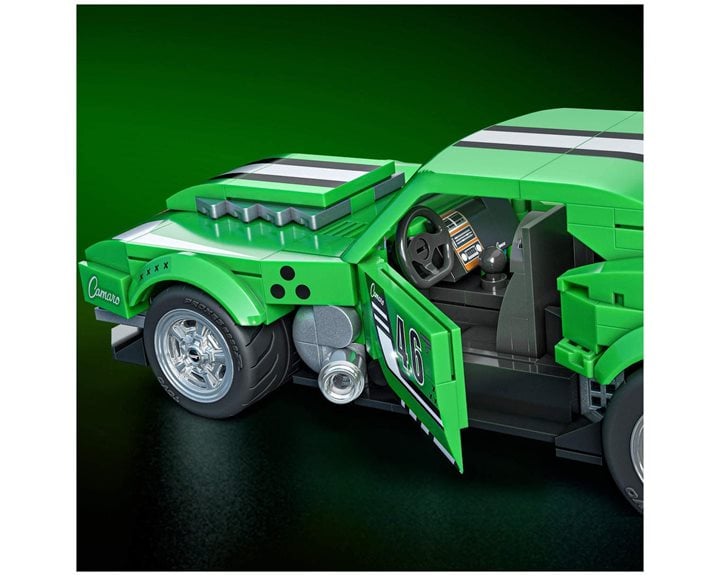 Mattel Mattel Brick Shop Hot Wheels Custom ’68 Camaro Building Toy Kit (289 Pieces), For Collectors JFT16