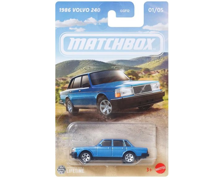 Mattel Matchbox Αυτοκινητάκια - θεματικα MBX 1986 Volvo 240