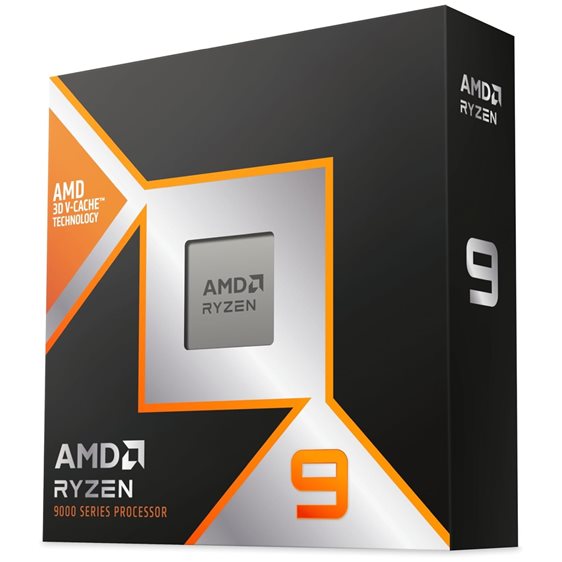 AMD CPU RYZEN 9 9950X3D, 16C/32T, 4.3-5.7GHz, CACHE 16MB L2+128MB L3, SOCKET AM5, GPU, BOX, 3YW.