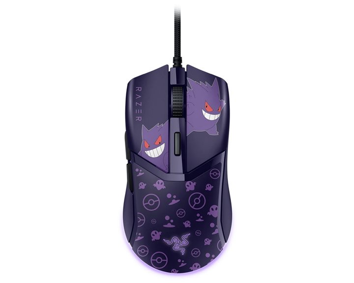 Razer COBRA - Pokemon Gengar Ed.- 58g Lightweight Gaming Mouse - RGB UNDERGLOW - 8500 DPI
