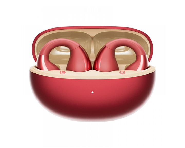 QCY Crossky C30S Red (QT33S) Open Ear BT6.0 LDAC/AAC/SBC Earbuds 40h Call noise AI cancelation Dual