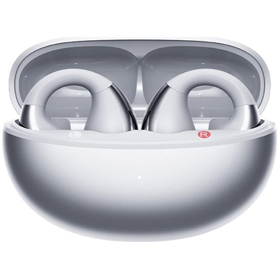 QCY Crossky C30S Silver (QT33S) Open Ear BT6.0 LDAC/AAC/SBC Earbuds 40h Call noise AI cancelation Du