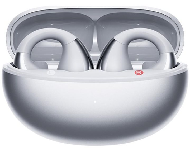 QCY Crossky C30S Silver (QT33S) Open Ear BT6.0 LDAC/AAC/SBC Earbuds 40h Call noise AI cancelation Du