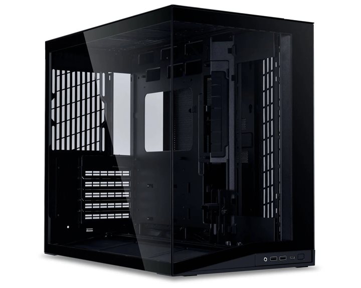 Lian Li O11D Mini V2 BLACK - ATX PC GAMING CASE - IMPROVED AIRFLOW - GPU SUPPORT BRACKET