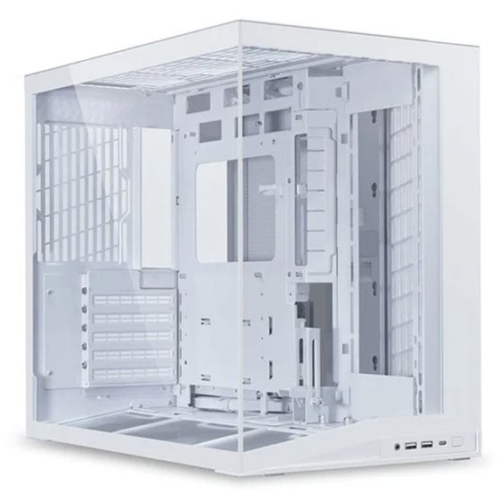 Lian Li O11D Mini V2 WHITE - ATX PC GAMING CASE - IMPROVED AIRFLOW - GPU SUPPORT BRACKET