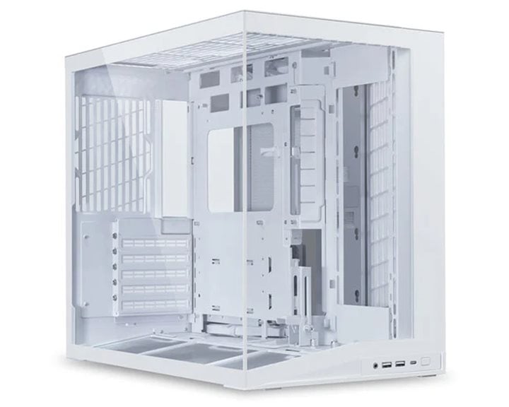 Lian Li O11D Mini V2 WHITE - ATX PC GAMING CASE - IMPROVED AIRFLOW - GPU SUPPORT BRACKET