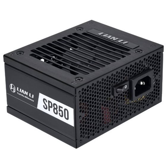 LIAN LI SP0850P Black - 850W 80+ Platinum PSU - 10 Years Warranty - 12V-2x6 - Japanese Capacitors