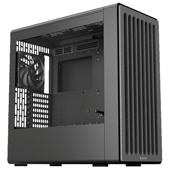 HAVN BF 360 Flow Black with 180mm fans - premium ATX mid-tower