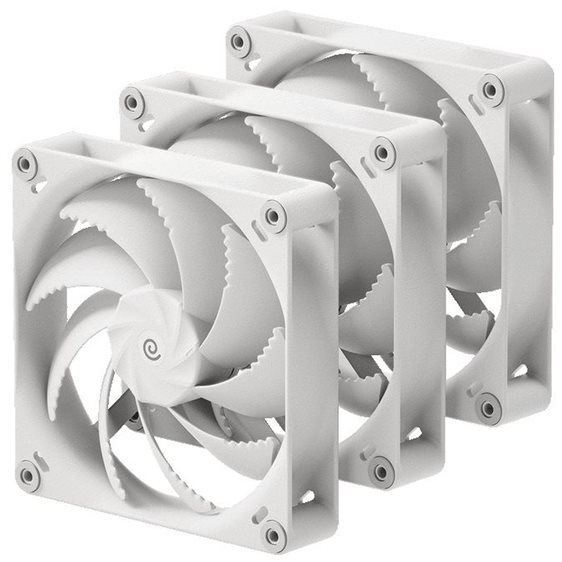 HAVN H12 Triple Pack White 120mm A-RGB Metal Core Case Fan