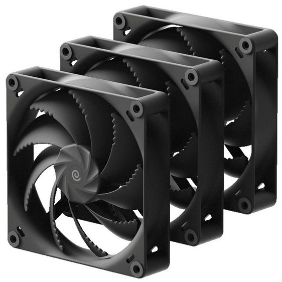 HAVN H12 Triple Pack Black 120mm A-RGB Metal Core Case Fan