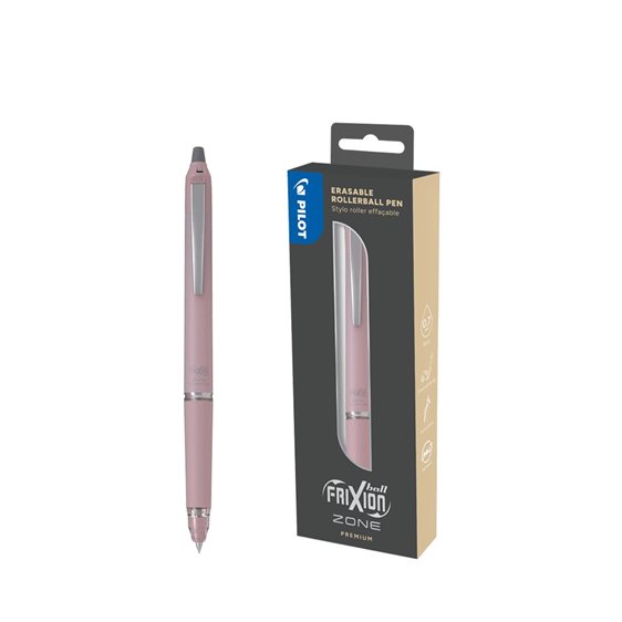 Pilot Στυλό Frixion Clicker Ροζ Ball Zone 0.7mm Black