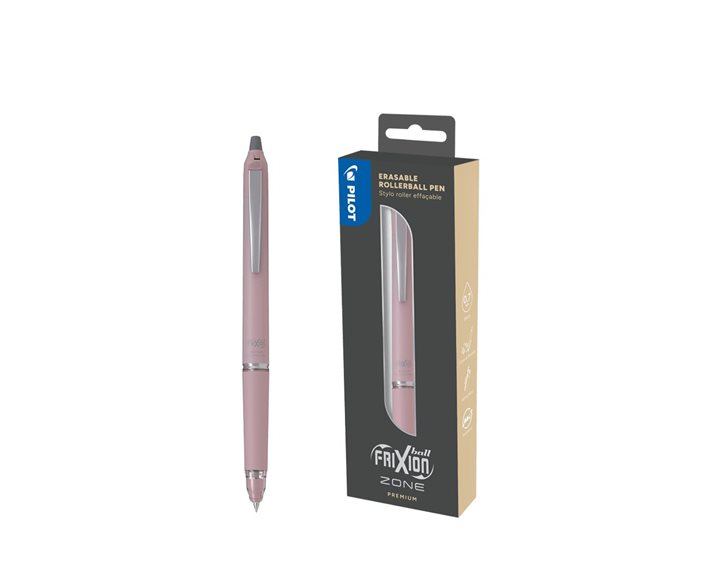 Pilot Στυλό Frixion Clicker Ροζ Ball Zone 0.7mm Black