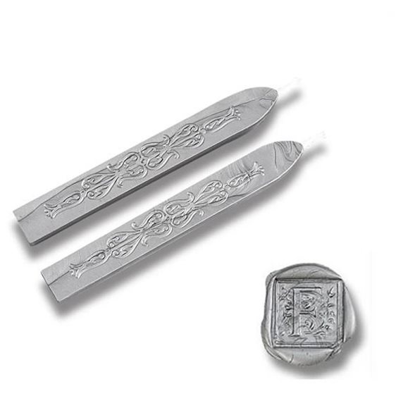 Βουλοκέρι 10cm με Φυτίλι Antique Silver