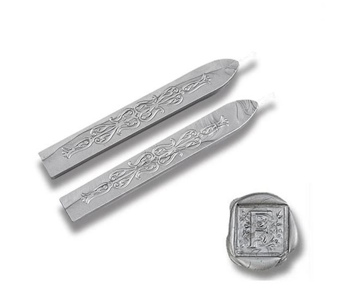 Βουλοκέρι 10cm με Φυτίλι Antique Silver