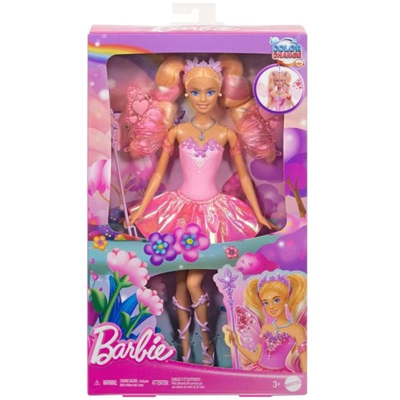 Mattel Barbie Fantasy Fairy  Doll With Color Change Wings And Outfit Κούκλα JCP76