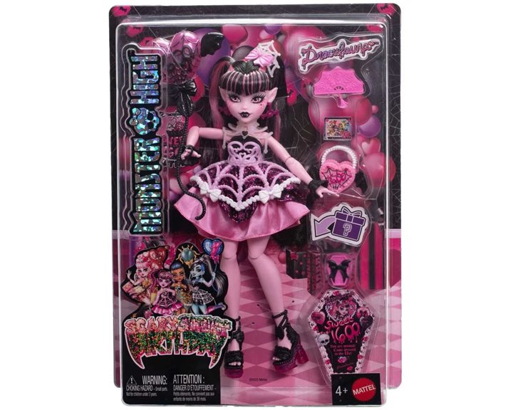 Mattel Monster High Scary Sweet Birthday - Draculaura Κούκλα JBG74