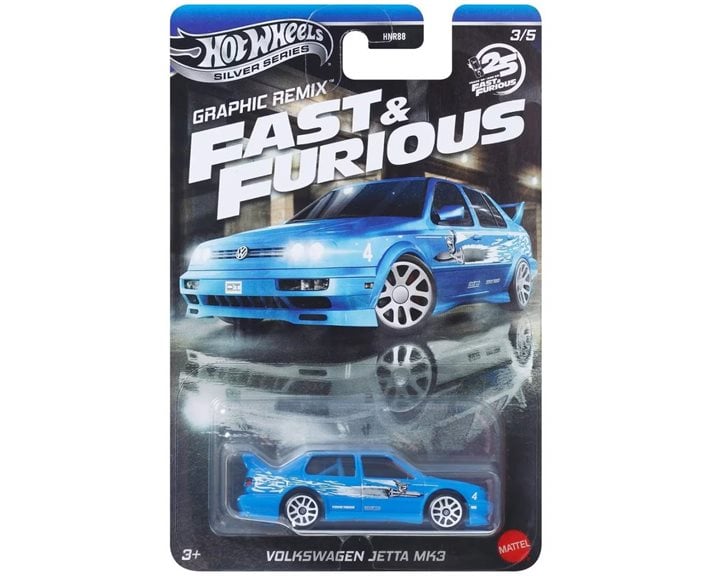 Hot Wheels Silver Series Fast & Furious Graphic Remix Wolkswagen Jetta MK3