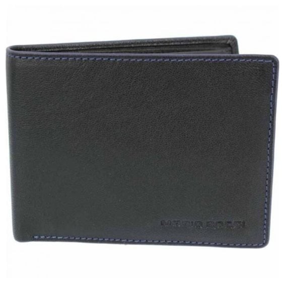 Πορτοφόλι Δερμάτινο Mario Rossi Ανδρικό BlackBlue 5930S