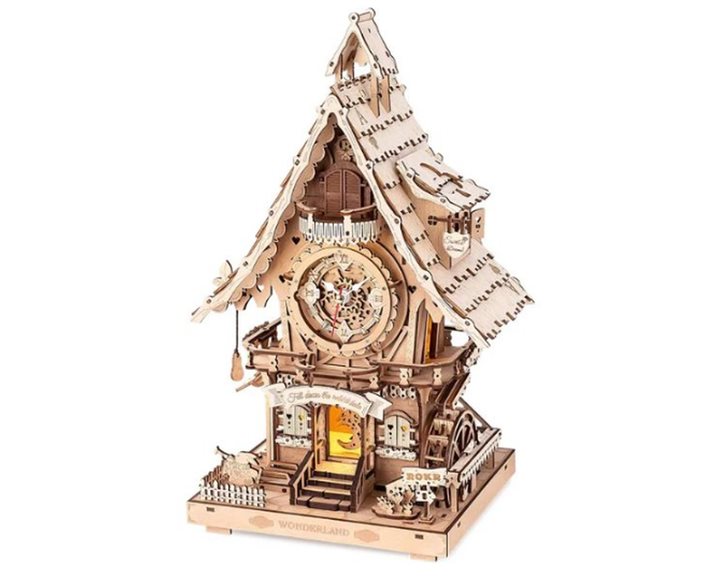 Robotime Κατασκευή Cuckoo Clock Wood Color