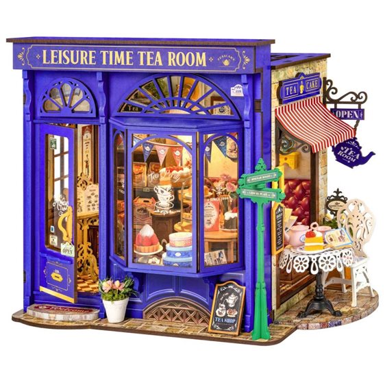 Robotime Κατασκευή Miniature House Leisure Time Tea Room