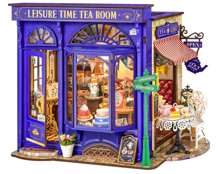 Robotime Κατασκευή Miniature House Leisure Time Tea Room