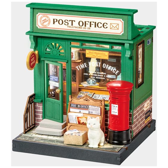 Robotime Κατασκευή Miniature House Century Post Office