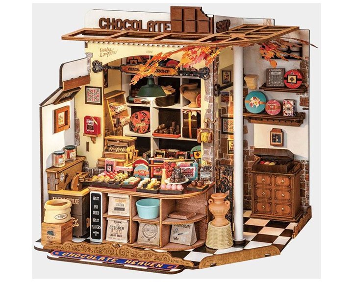 Robotime Κατασκευή Miniature House Henry's Chocolate