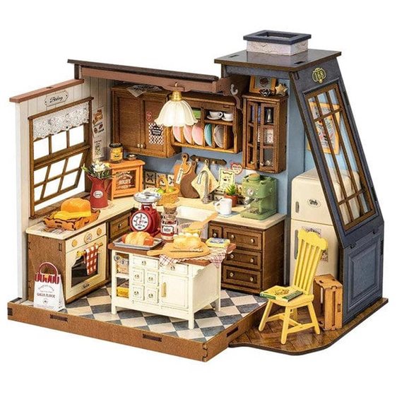 Robotime Κατασκευή Miniature House Baking Kitchen