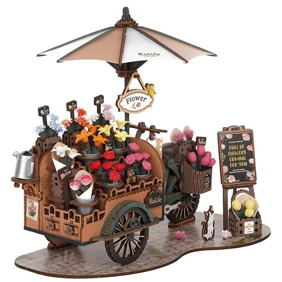Robotime Κατασκευή 3D Creation Set Blossom Cart
