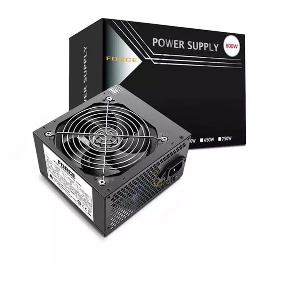 SUPERCASE PSU 500W REV.2, SERIES FORCE, DR-8500BTX, 12CM FAN, 2YW.