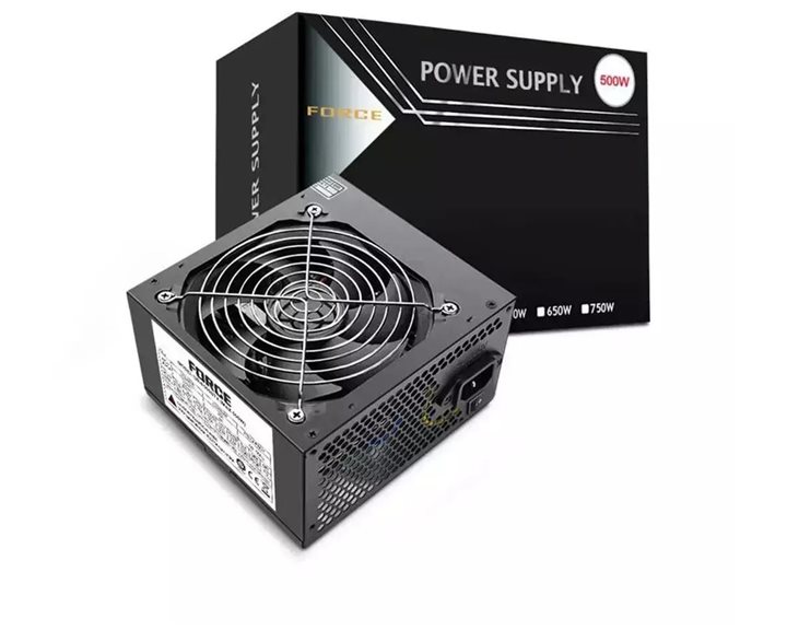 SUPERCASE PSU 500W REV.2, SERIES FORCE, DR-8500BTX, 12CM FAN, 2YW.