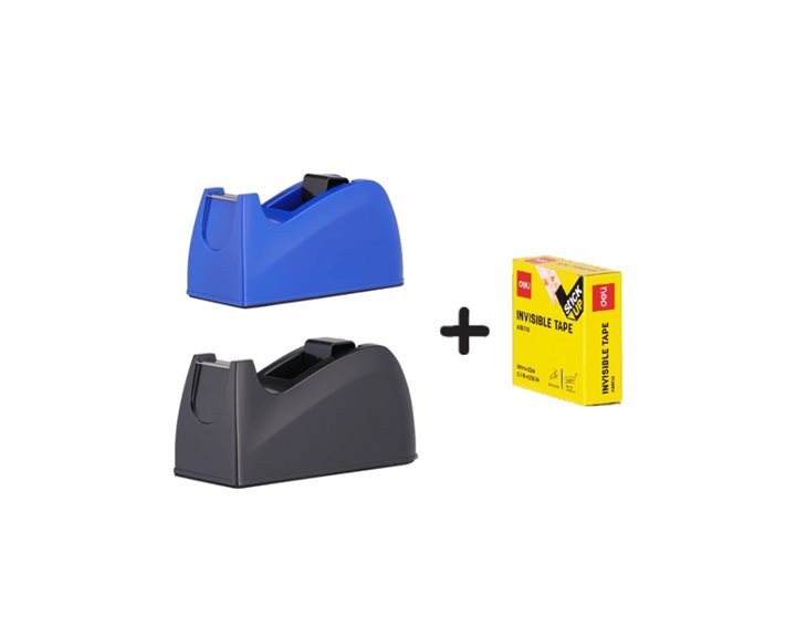 Deli  Βάση Κολλητικής Ταινίας 18mm Simply με δώρο 2 ταινίες Κλασικά Χρώματα